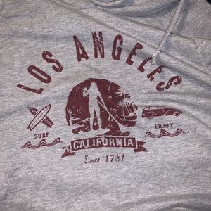 Las Angeles cropped hoodie